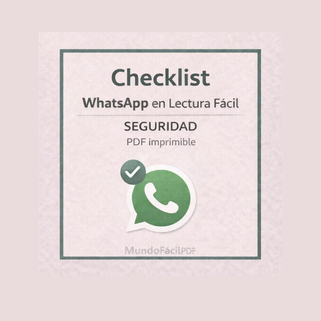 Safe Whatsapp Use Checklist | Practical Guide for Seniors | Good Habits ...