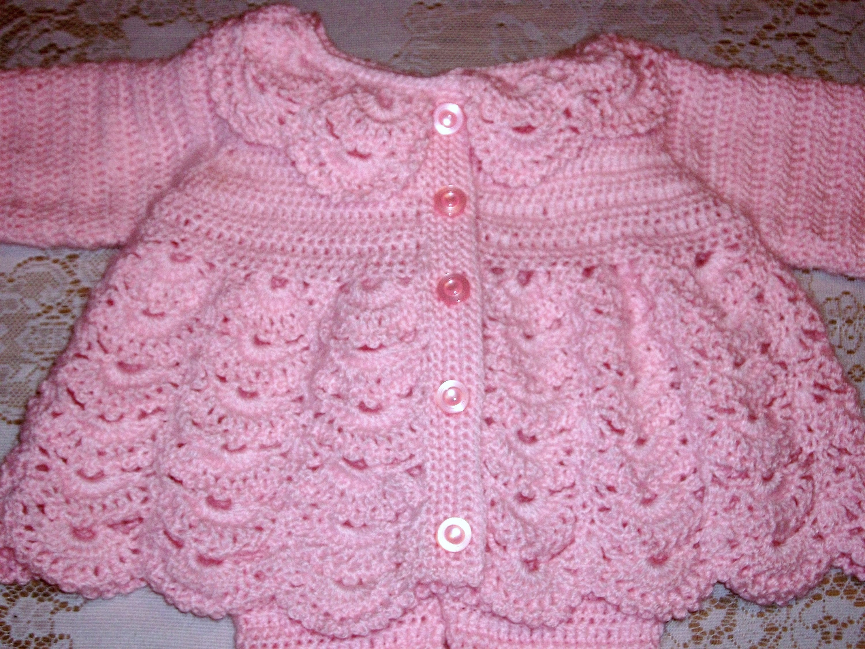 Crochet Baby Girl Sweater Set Layette With Leggings Perfect - Etsy