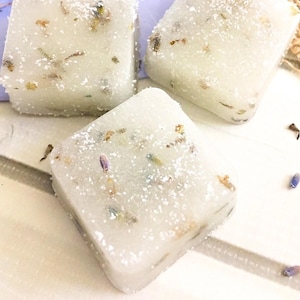 Sugar Scrub Cubes, Exfoliating Honey Scrub Soap, Organic Ingredients, Herbal Infusions, Multiple Variations