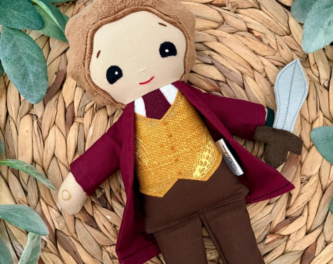 Featured listing image: Bilbo Baggins doll Lord of the Rings Hobbit Tolkien