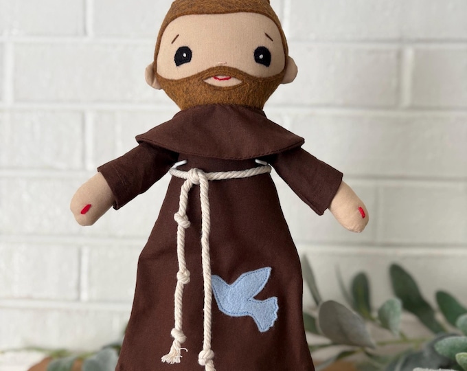 Featured listing image: Saint Francis of Assisi Catholic Doll