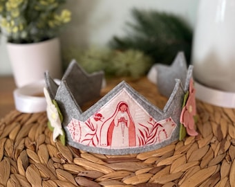 Saint Our Lady of Fatima Felt Crown