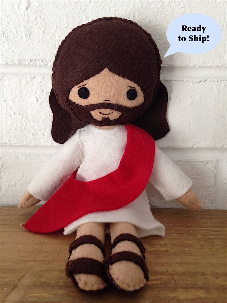 Catholic Toy MINI Doll Jesus Wool Felt Blend Catholic Etsy
