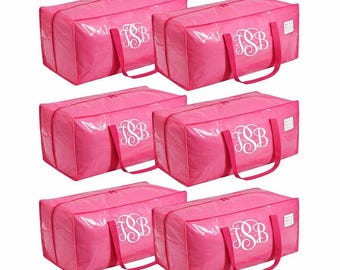 Personalized  packing storage zipper  bags perfect dorm essentials for college students and reliable moving supplies ( ikea style/frakta)