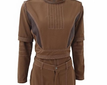 Star Wars Inspired Bo-Katan Kryze Cosplay Costume | Women’s Galactic Armor Bounty Hunter Outfit.