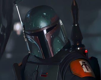 Star Wars Mandalorian Boba Fett Costume – Black Flight Suit Cosplay with Skirt | Bounty Hunter 4-Piece Outfit for Men