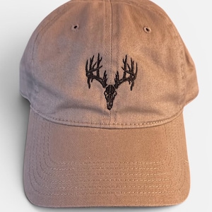 6 Panel, Unstructured, Low Profile Cap with Adjustable Hook and Loop Closure