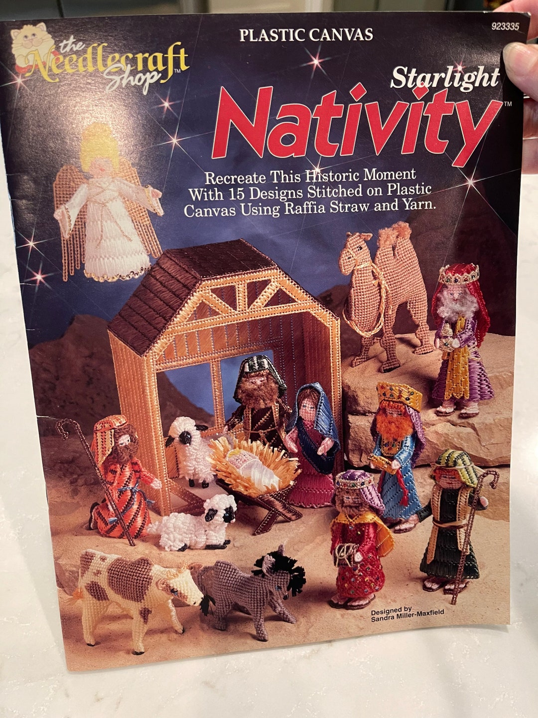 Vintage Nativity Scene PATTERN Booklet 92335 on Plastic Etsy