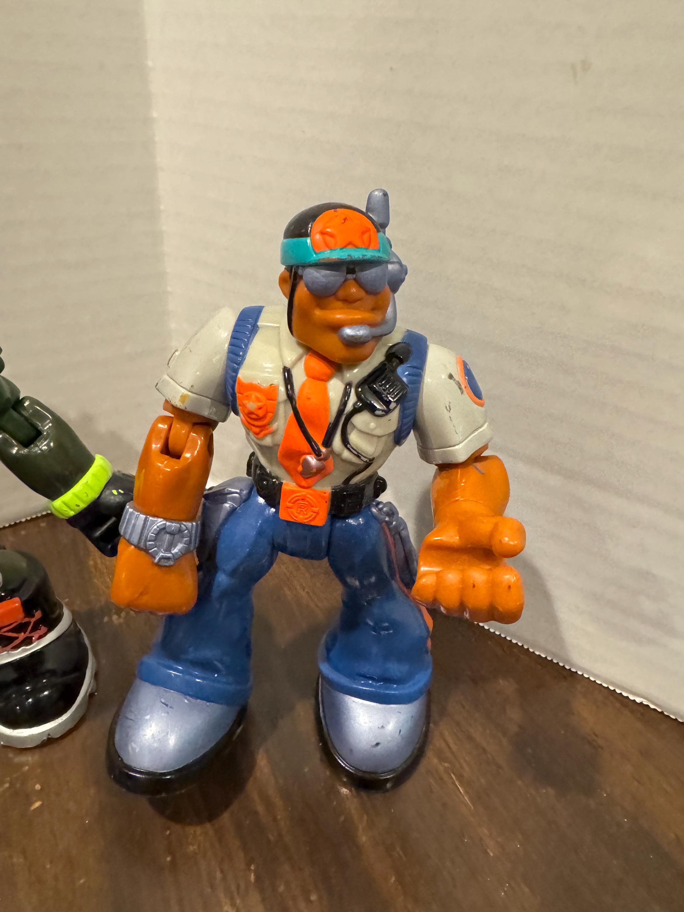 Vintage Action Figure Fisher Price Rescue Hero Billy Blazes Girl