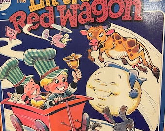 Album vinyle original The Little Red Wagon LP 1972 - A Trip In A Rocket Ship album disque tinker bell