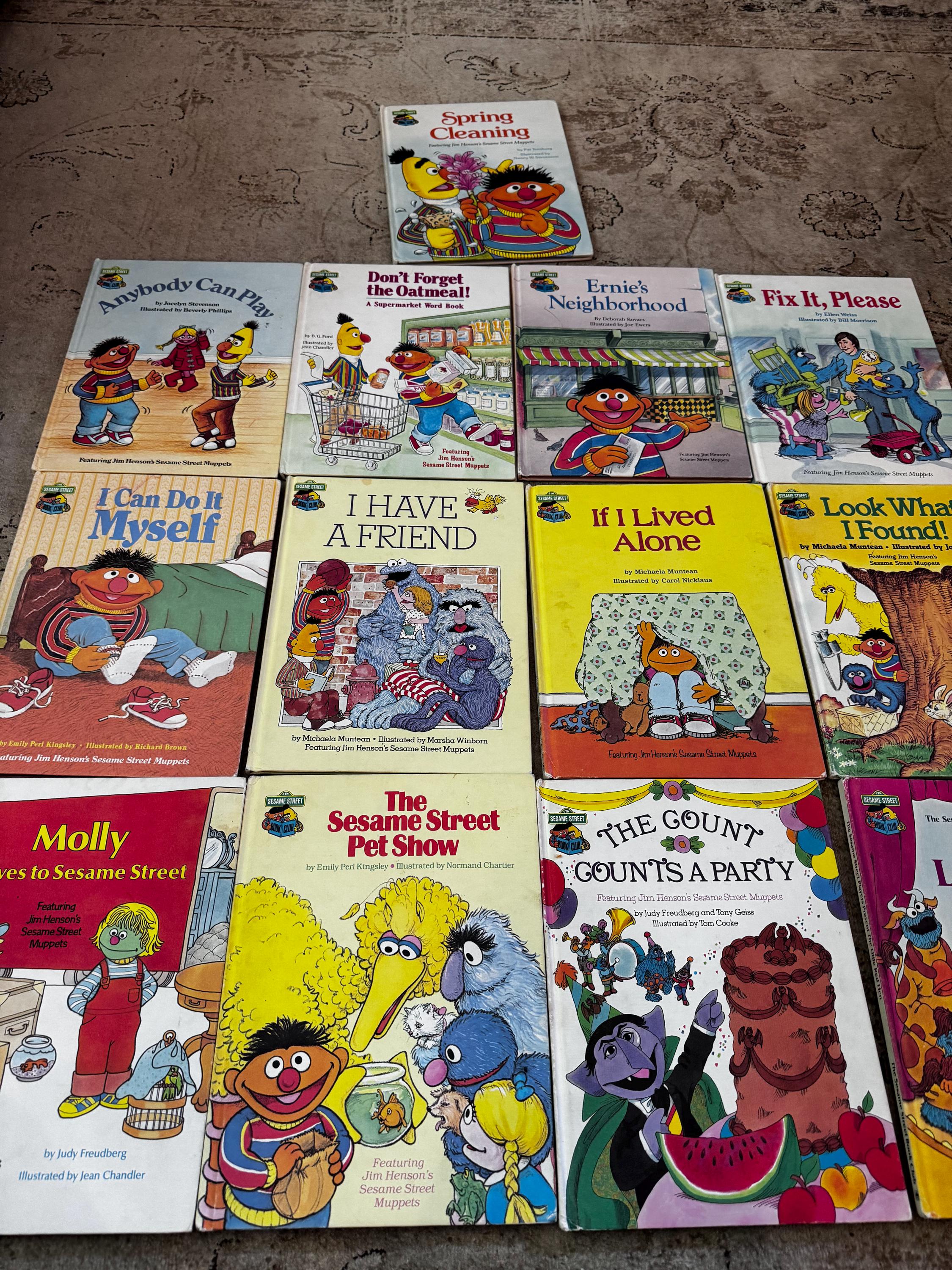 Sesame Street Complete Book Set - Etsy
