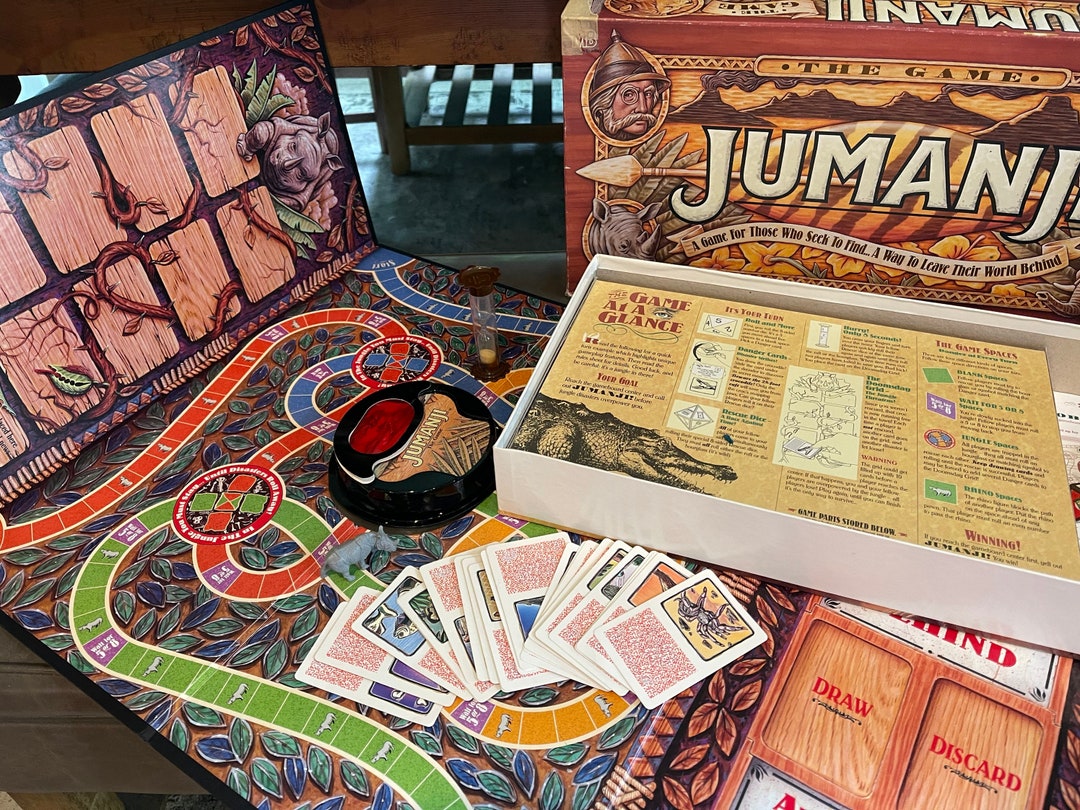 Jumanji+The+Game+Family+Board+Game+of+the+Movie+- for sale online