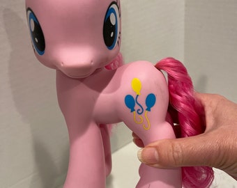 My Little Pony pink friendship  is pinky pie with balloons Toy Large 8.5"