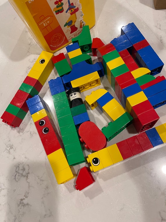 Duplo Lego PREESCOLAR juguete de construcción 88 bloques de piezas mixtas  para la edad 1 1/2 5 años bañera amarilla -  España