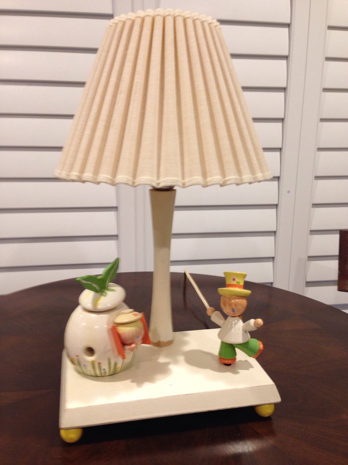 Irmi Nursery Lamp With Musical Moving Boy Playing Brahms Etsy