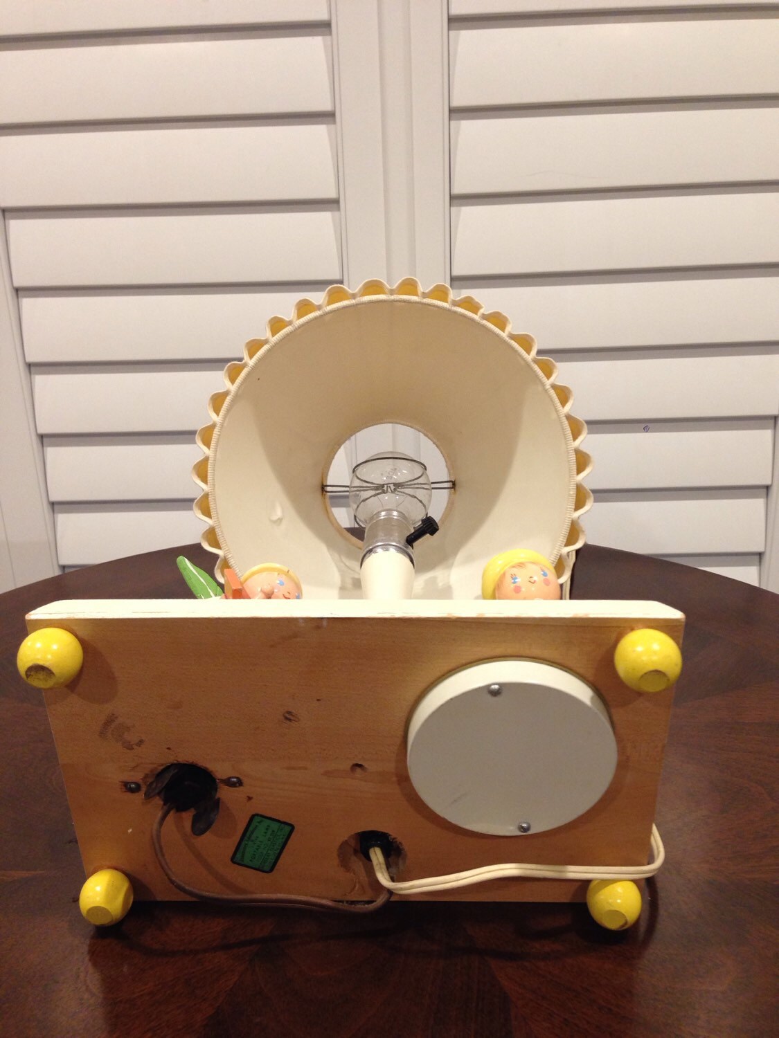 Irmi Nursery Lamp With Musical Moving Boy Playing Brahms Etsy