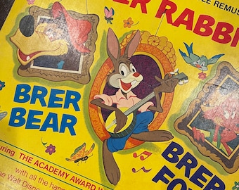 Brer Rabbit and the Tar Baby 7' Vinyl Record / 24 Page Book