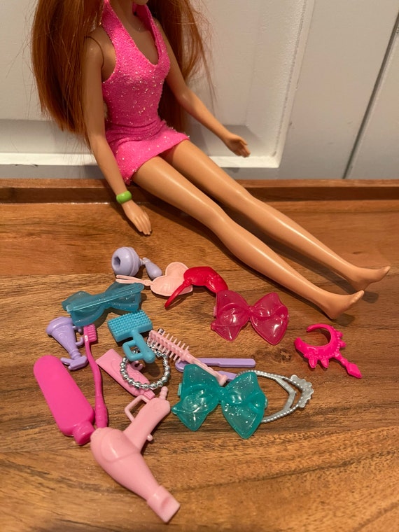 Group of Barbie Toys Doll Accessories Miscellaneous Hair