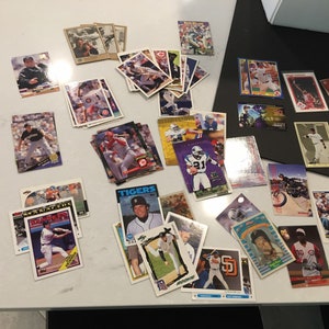 vintage trading cards baseball football skateboard snowboard  basket ball variety 1990s fleer tops military