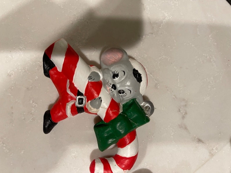 5 Piece Ceramic Flat Nativity Set Ornament Hand Painted Mice Mouse - Etsy
