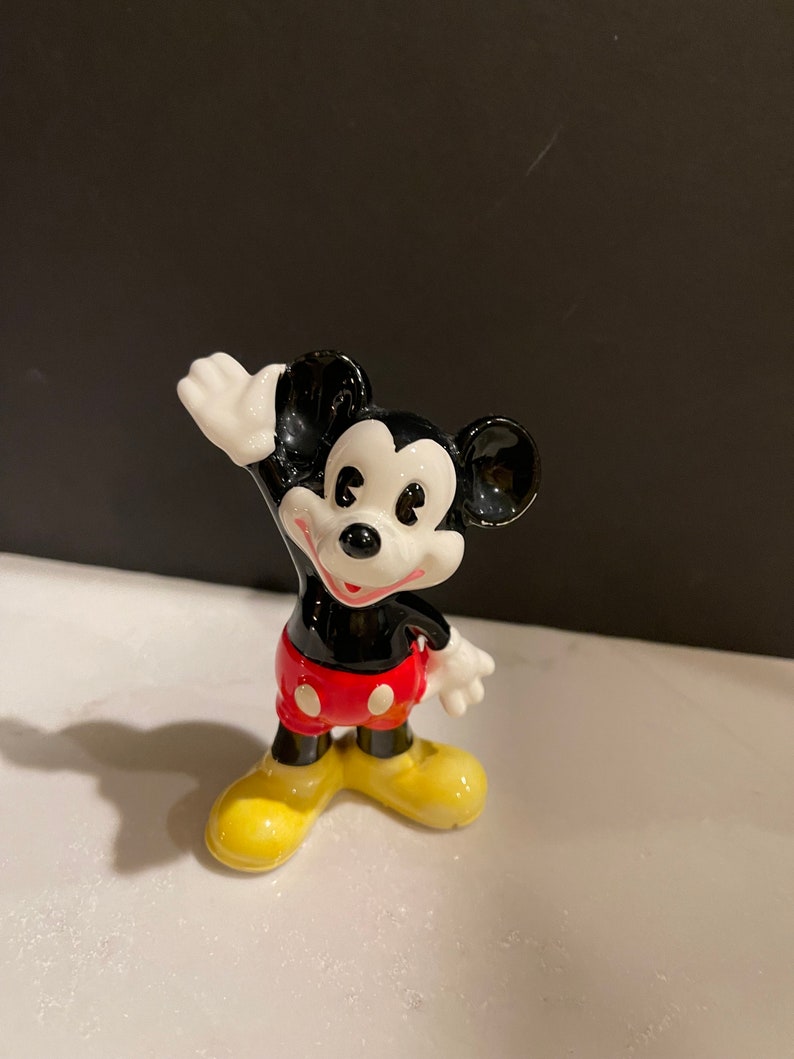 Walt Disney Productions Mickey Mouse Ceramic Figurine image 2