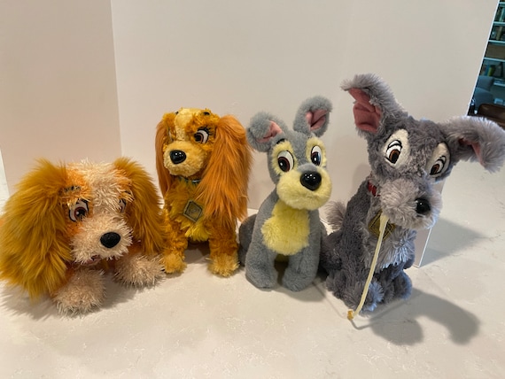 Disney Classic 1990s Classic Plush Toy Dog Lady Trampoline Spaghetti Etsy Sweden