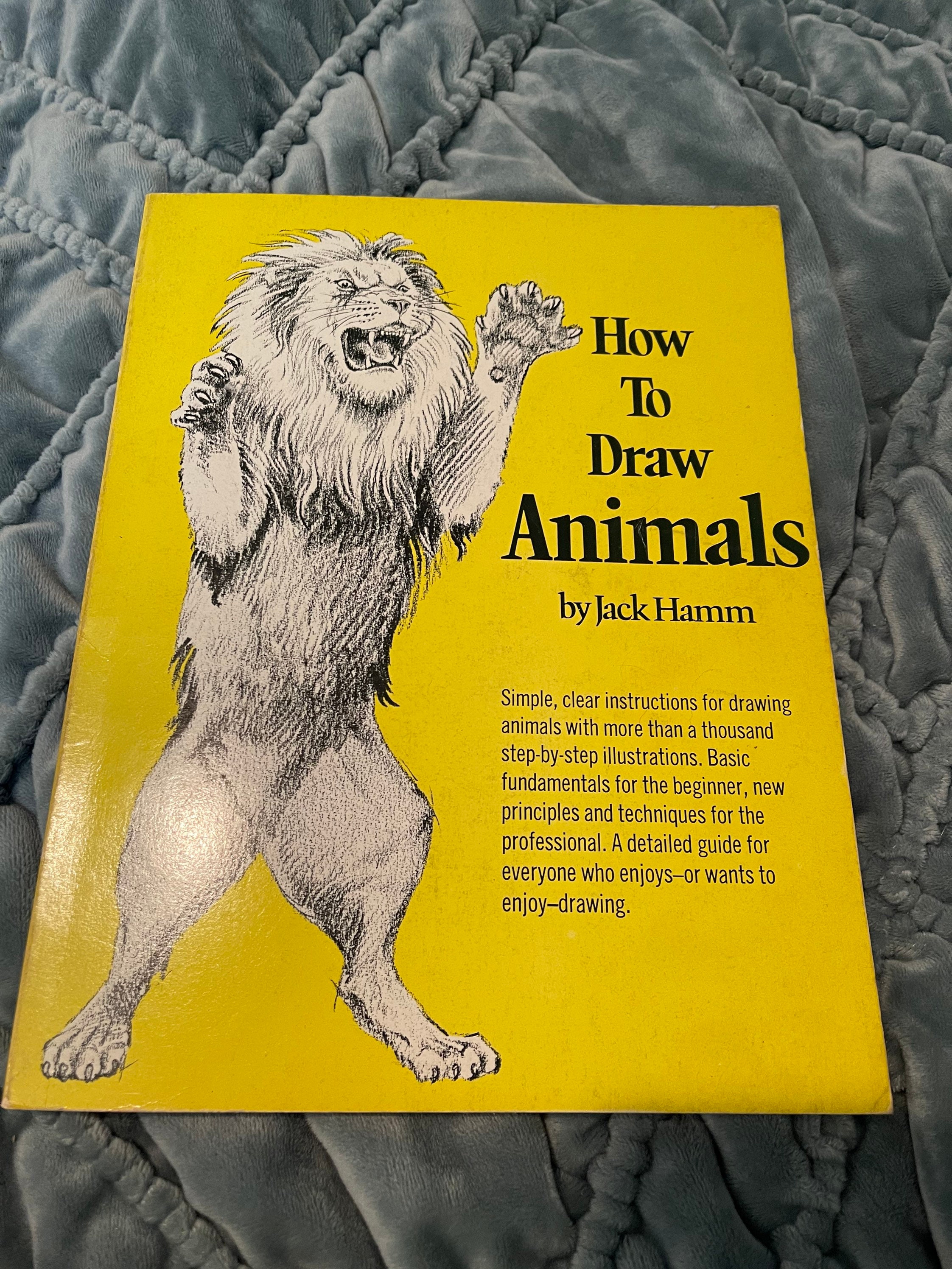 Vintage How to Draw Animals Book by Jack Hamm - Etsy UK Vintage How to Draw Animals Book by Jack Hamm - Etsy UK