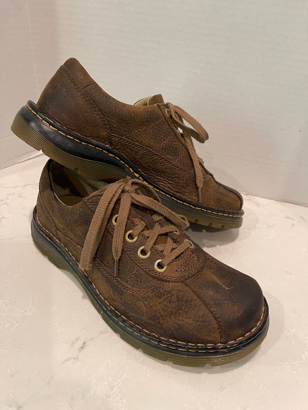Vintage Dr. Marten Mens Brown Shoes Size 9 Style Aw004 - Etsy