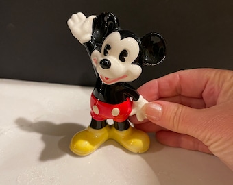 Walt Disney Productions Mickey Mouse Ceramic Figurine