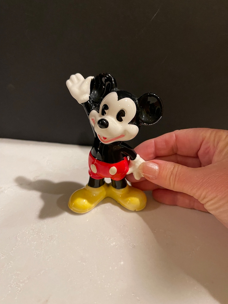 Walt Disney Productions Mickey Mouse Ceramic Figurine image 1