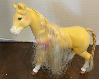Loving family fisher price Dollhouse pony mom horse Mare Sounds Lights Works