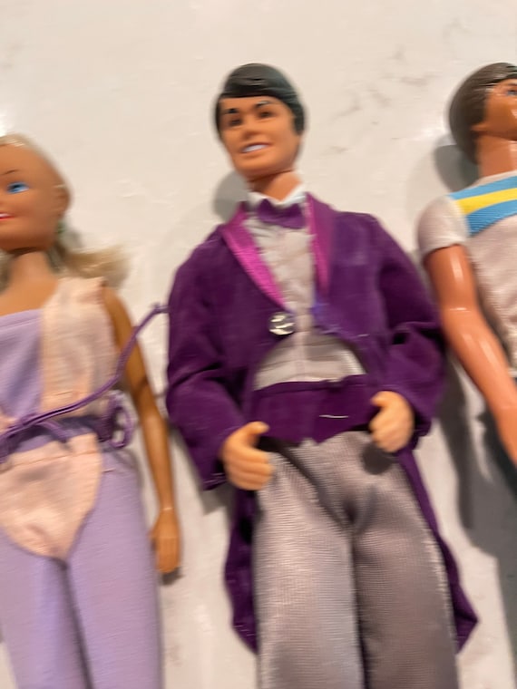 Ken Barbie Doll Parachute Pants Tux Pink Boots Workout Dolls