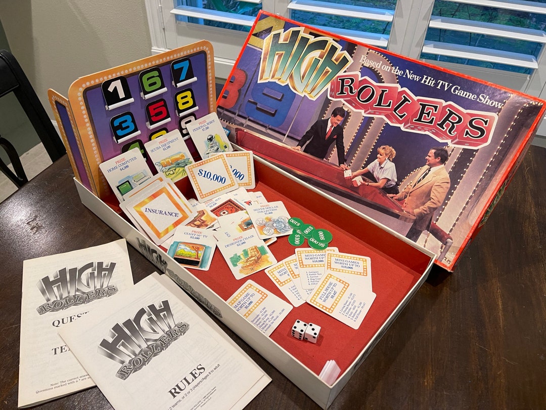 Vintage TV Show High Rollers Game Board Game by Parkers Brothers