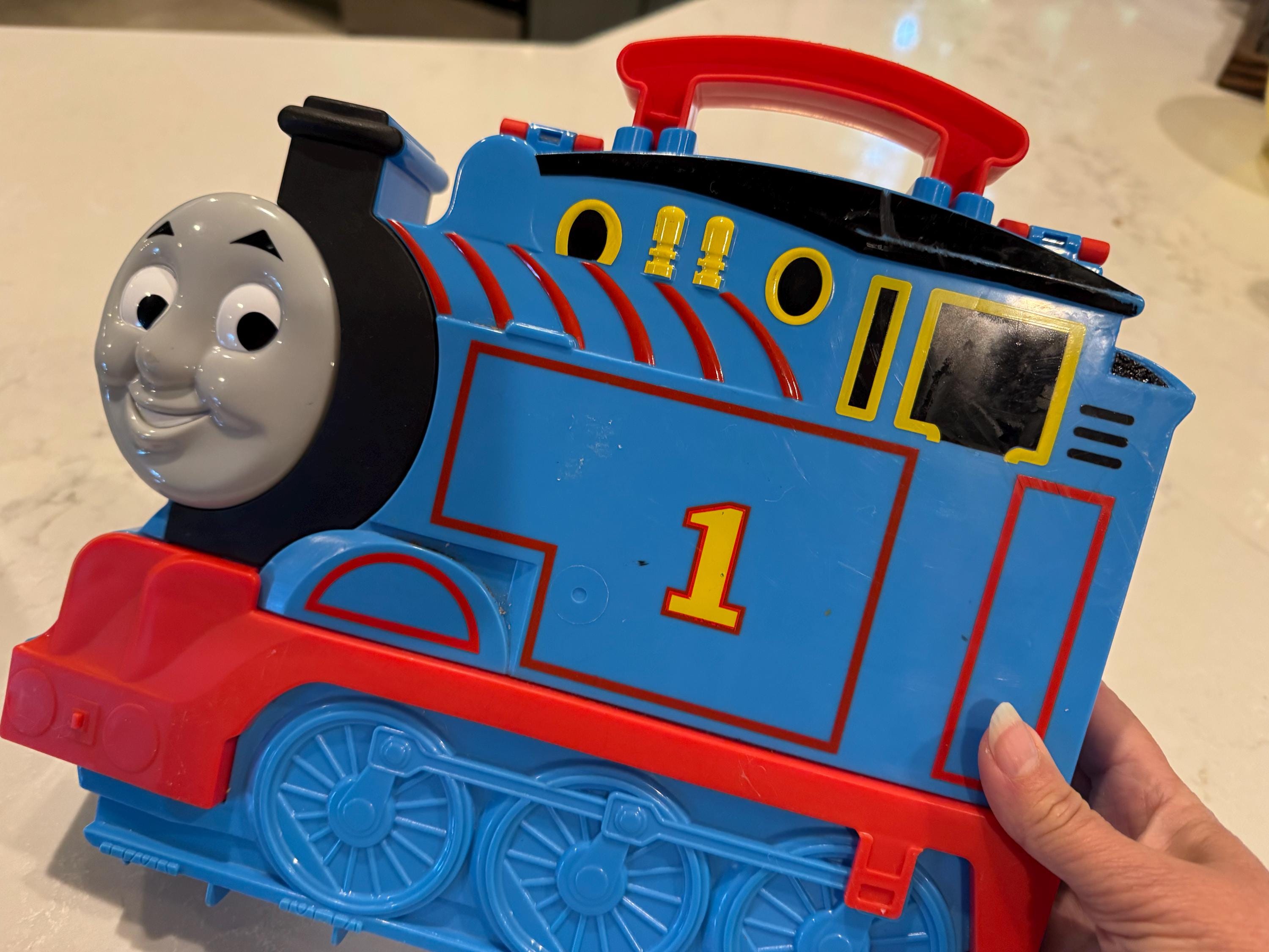 Thomas & Friends Take N Play train carry case travel on the go playbox fold out track