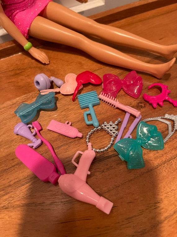 Lot Of Miscellaneous Barbie Clothes And Accessories