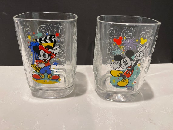 Disney Mickey Mouse, Square, Drinking Glasses, Millennium