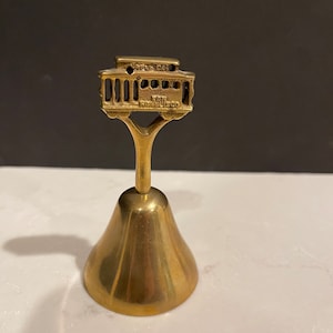 Cable Car Bell | San Francisco Trolley Bell Replica | Brass