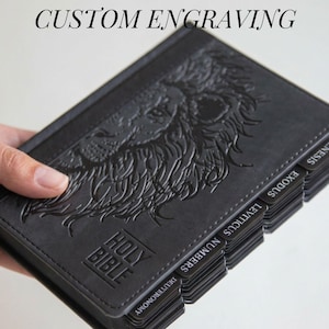 Engraved Black KJV Bible with Name Custom Cover Personalized Name KJV Bible Christian Keepsake Personalized for Men Custom Engraved New King