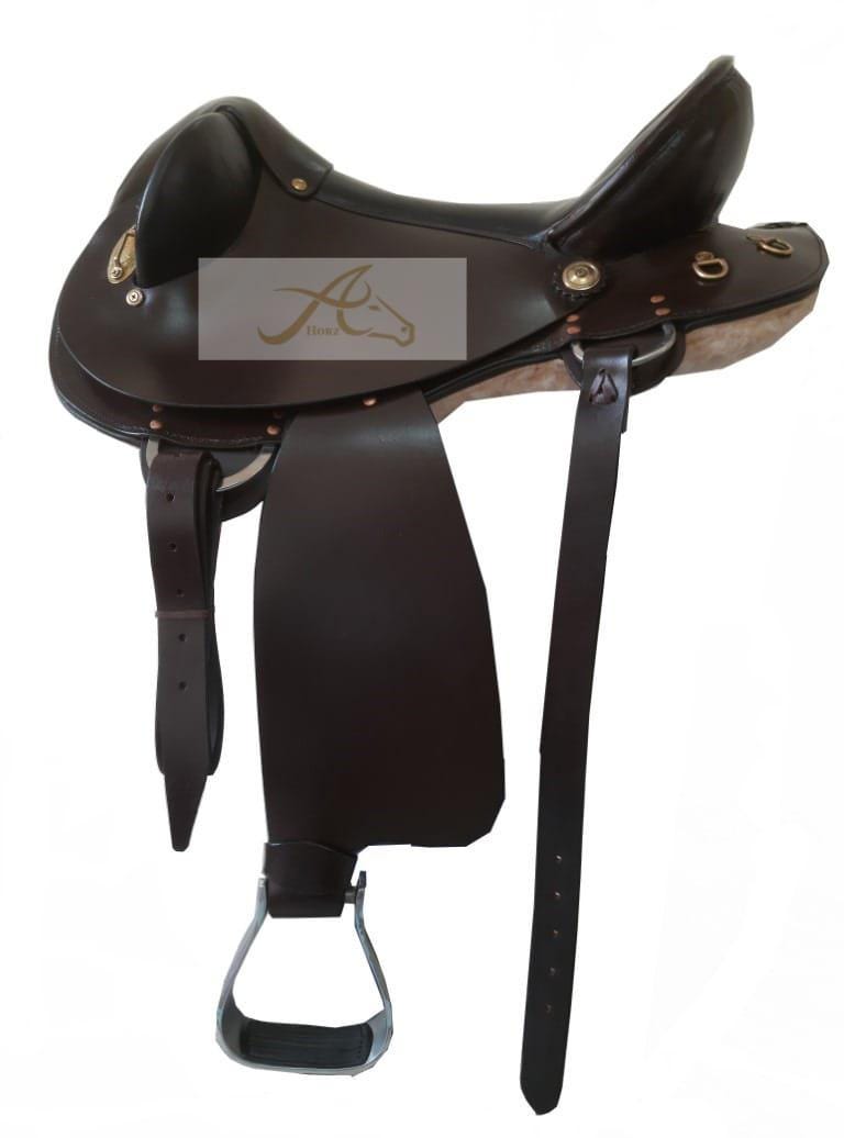 Marjoman distribucion Selle australienne sans pommeau Noir