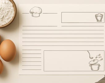 Printable Holiday Recipe Card