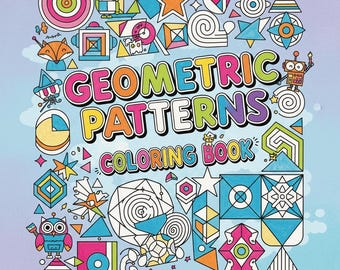 Geometric Patterns Coloring Book | 20 Pages Printable PDF | Digital ...