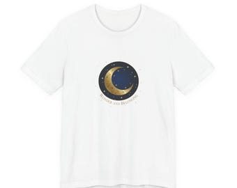 Moon Phases Crescent Tee | Celestial Night Sky, constellation art