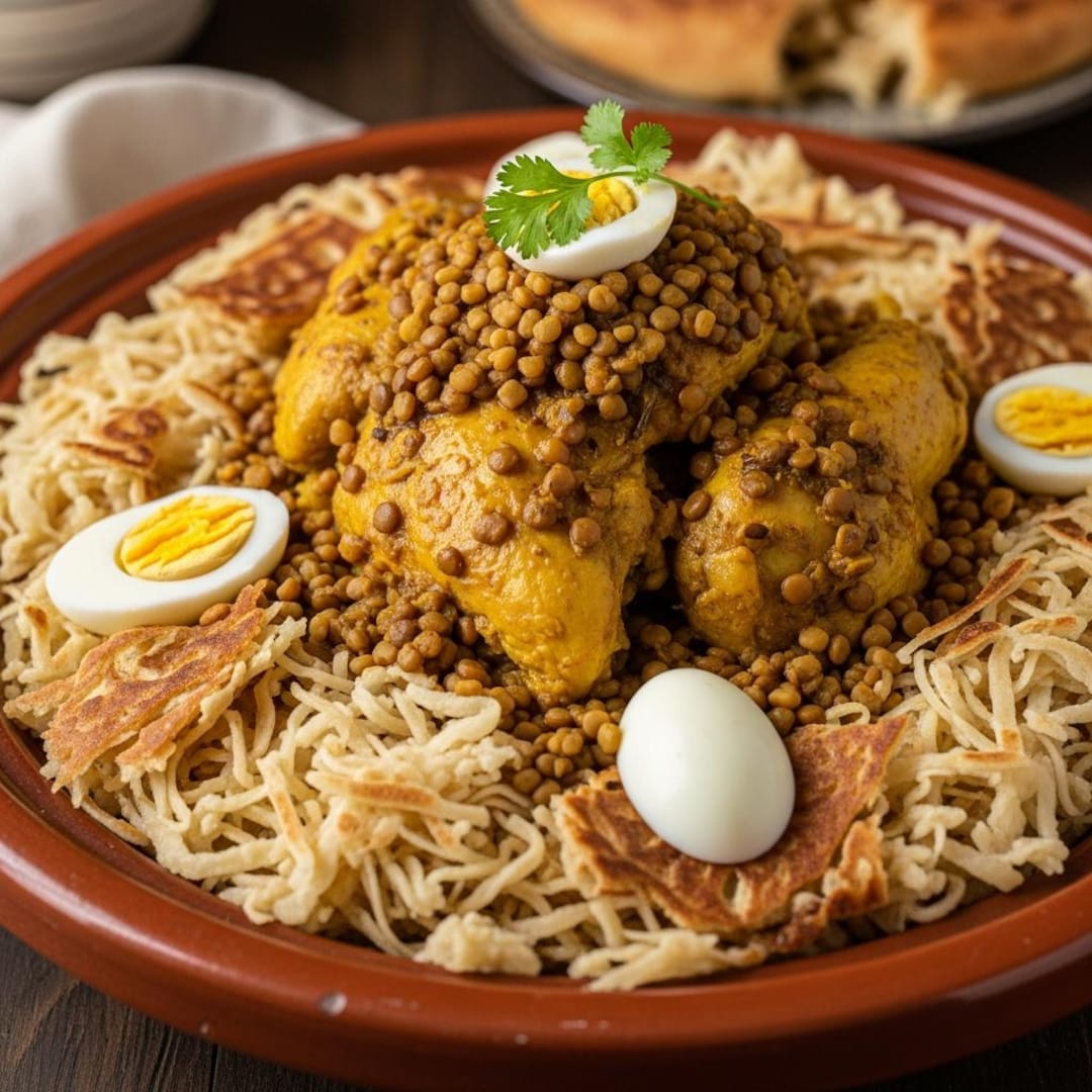 Turkey Rfissa Authentic Moroccan Rfissa Recipe | Traditional Chicken and Lentils ...