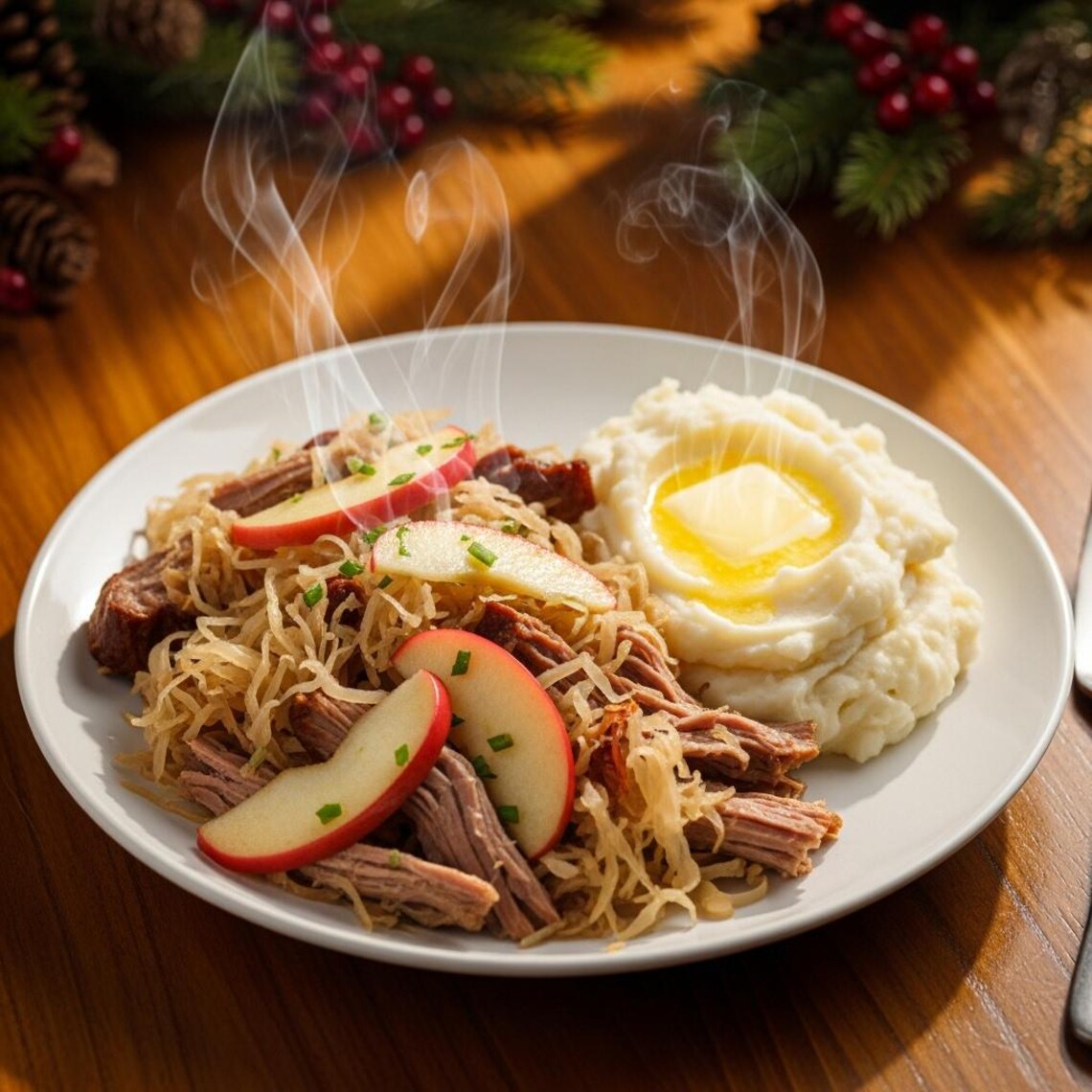 Slow Cooker Pork and Sauerkraut Recipe | Tender Pork Roast With Tangy ...