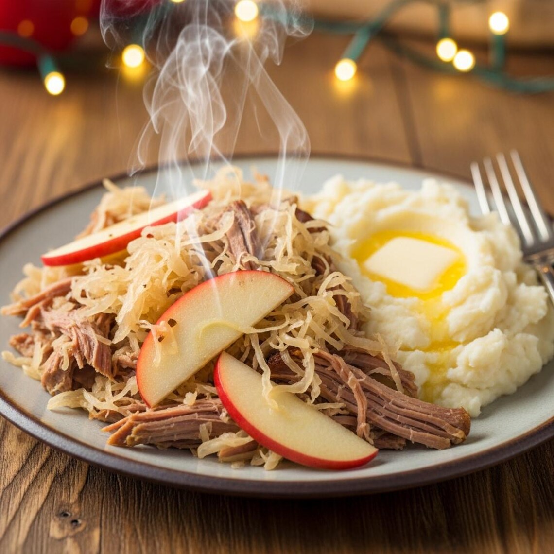 Slow Cooker Pork and Sauerkraut Recipe | Tender Pork Roast With Tangy ...