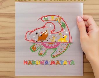 Disney Lion King Dtf, Hakuna Matata Dtf, Disney Wild Dtf, Disney Safari Dtf, Animal Kingdom Dtf, Disney Family Trip,Animal Kingdom Christmas