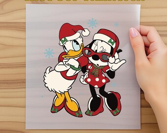 Minnie and Daisy Disney Bestie Christmas Dtf, Disney Christmas Kids Dtf, Disney Family Christmas, Disney Bestie Dtf,Christmas Girls Trip Dtf