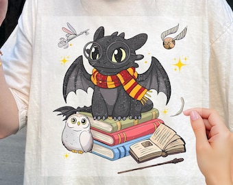 Epic Universe DTF Transfer, Universal Orlando Ready For Press, Universal Studios Iron On Dtf, How To Train Your Dragon Heat Transfer Gifts