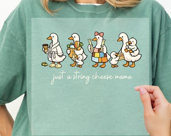 String Cheese Mama Dtf, Goose Lover Mom Dtf, Funny Mothers Day Gift, Mom Life Dtf, Mom Snacks Dtf, Dtf Transfers, Goose Mom, Ready to Press