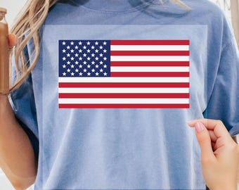 American Flag Dtf Transfers, Ready to Press, Fourth of July Dtf, Summer Direct to Film, Trendy Dtf, Memorial Day, 4th July Iron-on Decal